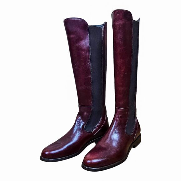 Wolverine 1000 Mile Heritage Darcy Women's Boots Cherry Red Leather Size 5.5B - Picture 2 of 14